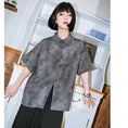 Load image into Gallery viewer, [Kokaisha---Dragon Dye Series] ★Chinese-style tops★ Short-sleeved tops, short-sleeved shirts, prints, tie-dyeing, unique, original
