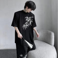 Gallery viewerに画像を読み込む, 【ZHUIYIシリーズ】★チャイナ風トップス★ 2color Tシャツ 半袖 竹 竹柄 メンズ カジュアル 合わせやすい
