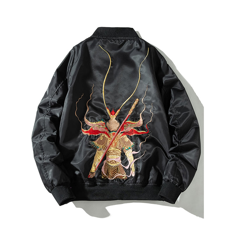 [GUIMIAN Series]★China style outerwear★Jacket Embroidery Unisex Men's Casual Easy to match