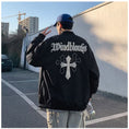 Load image into Gallery viewer, [GANGZAI Series] ★Jacket★ 2color outerwear unisex men's cross alphabet easy to match
