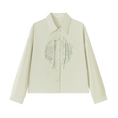 Load image into Gallery viewer, [MUTU Series]★China Style Shirt★ 2color Tops Long Sleeve Shirt Embroidery Women's Chinese Clothing Improves Temperament
