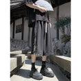 Load image into Gallery viewer, [LPZ Series] ★Chinese-style pants★ 2 colors, 7/8 length, shorts, unisex, men's, large size, fake layered
