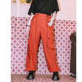 Load image into Gallery viewer, [Kokaisha Series] ★China style pants★ Chiffon gaucho pants Spring/Summer Loose Black Black SML XL
