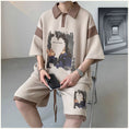 Load image into Gallery viewer, [WUSHE Series] ★Chinese style set up★ 3 colors Shirt + shorts Unisex Men's Large size Cool
