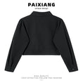 Load image into Gallery viewer, [PAIXIANG Series] ★Chinese Style Tops★ Shirt Black Black Chinese Clothes Women's Short Length
