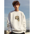 Load image into Gallery viewer, [MOYAN Series] ★Tops★ 6color Sweatshirt Unisex Men's Large Size Cat Cat Cat Cute
