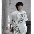 Gallery viewerに画像を読み込む, 【ZHUIYIシリーズ】★チャイナ風トップス★ 2color Tシャツ 半袖 竹 竹柄 メンズ カジュアル 合わせやすい
