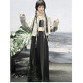 Load image into Gallery viewer, [Big Blue Dragon Series]★China style trousers★Bottoms Gaucho pants Loose Casual Black Black
