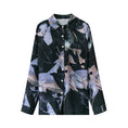 Load image into Gallery viewer, [YOUZI Series] ★Shirt★ Tops Long Sleeve Shirt Floral Shirt Women's Chiffon Print Retro
