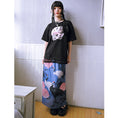 Load image into Gallery viewer, [Big Blue Dragon Series]★China style trousers★Bottoms Gaucho pants Loose Casual Black Black
