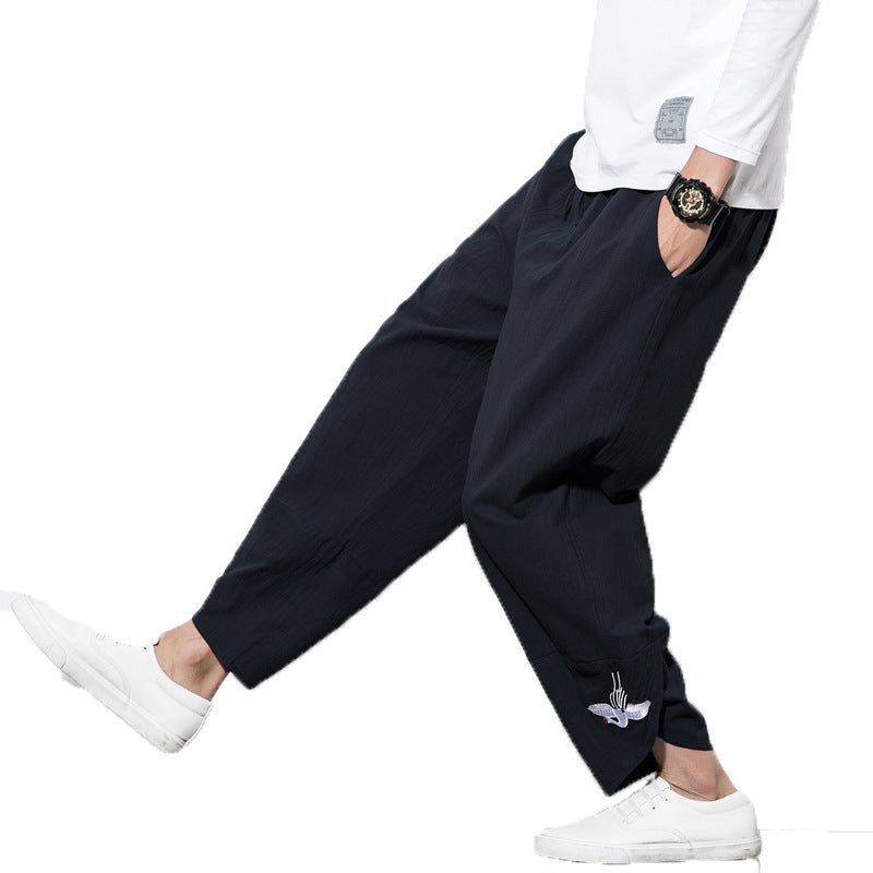 [BIGEMAN Series] ★Denim pants★ 2 colors Bottoms Unisex Men's Casual Simple Easy to match