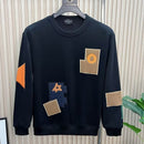 [YIHAO Series] ★Tops★ 2color sweatshirt, unisex, men's, unique, round neck, easy to match