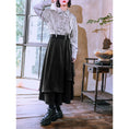 Load image into Gallery viewer, [Kokaisha---Butterfly Gin Series] Chinese-style trousers, bottoms, gaucho pants, original, slimming, switching, floral pattern
