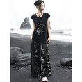 Load image into Gallery viewer, [Big Blue Dragon Series]★China style trousers★Bottoms Gaucho pants Loose Casual Black Black
