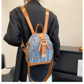 Load image into Gallery viewer, [NANA Series]★Bag★ 4color Rucksack Rucksack Floral Pattern Cute Commuting Blue Blue Black Black
