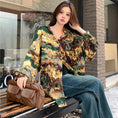 Load image into Gallery viewer, [XIAOXIN Series]★Shirt★ Long Sleeve Shirt Tops Women's Fashion Print Retro
