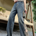 Load image into Gallery viewer, [HANMOYAN Series] ★Denim pants★ Pants Bottoms Butterfly Unique Women's Cute Easy to match
