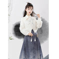 Load image into Gallery viewer, [Kanru First Series] ★Chinese style setup★ Tops + skirt letter pattern 2-piece set cute
