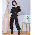 Load image into Gallery viewer, [Kokaisha Series] ★China style pants★ Chiffon gaucho pants Spring/Summer Loose Black Black SML XL
