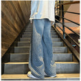 Load image into Gallery viewer, [KADISHOU Series]★Pants★ 2color Casual Pants Bottoms Unisex Men's Large Size Blue Black
