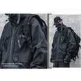 Load image into Gallery viewer, [WL Series] ★Jacket★ Outerwear with hood, unisex, men's casual, black, large pockets
