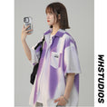 Load image into Gallery viewer, [Fujiiman Series] ★Shirt★ 5 colors Tops Short sleeve Unisex Men's Large size Tie-dye Casual
