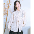 Load image into Gallery viewer, [Kokaisha---Butterfly Gin Series] ★Chinese-style top★ Happi coat, outerwear, unique, embroidered, butterfly, retro, easy to match
