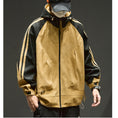 Load image into Gallery viewer, [ZHUOKAI Series] ★Jacket★ 2color outerwear, unisex, men's color scheme, hat included, vertical stripes, striped pattern
