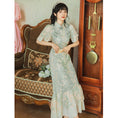 Load image into Gallery viewer, [HONGSHE Series] ★Chinese Dress★ Lace Chinese-style dress, switching, slimming, party
