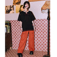 Load image into Gallery viewer, [Kokaisha Series] ★China style pants★ Chiffon gaucho pants Spring/Summer Loose Black Black SML XL
