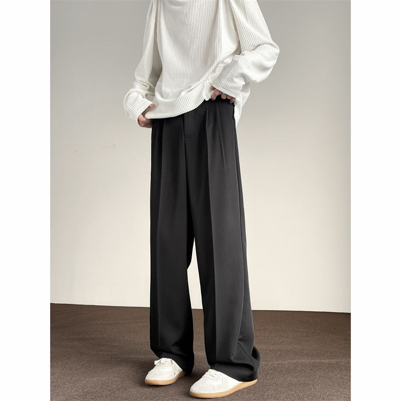 [Qotriock Series] ★Chinese-style pants★ Casual pants, trousers, bottoms, unisex, men's, large size, bamboo, black