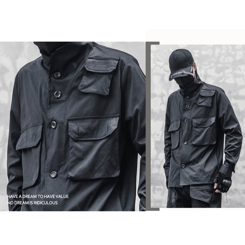 [WL Series]★Shirt Jacket★ Shirt Outer Jacket Tops Shirt Unisex Men's