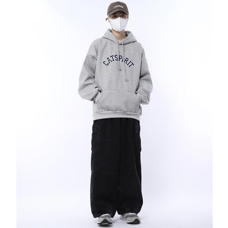 [BIGEMAN Series] ★Denim pants★ 2 colors Bottoms Unisex Men's Casual Simple Easy to match