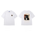 Load image into Gallery viewer, [MOYAN Series]★T-shirt★ 3color Tops Cat Unisex Men's Large Size Black White Coffee Color
