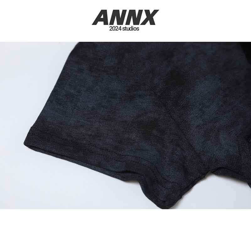 [ANNX Series]★Chinese T-shirt★ 2color Tops Women's Chinese Clothes Improves Temperament Embroidery Black White