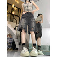 Gallery viewerに画像を読み込む, 【Styleシリーズ】★短パン★ ボトムス デニムパンツ ショートパンツ 着痩せ おしゃれ ダメージ加工
