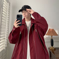 Load image into Gallery viewer, [PPG series]★Jacket★ 3color outerwear unisex men's simple black wine red apricot
