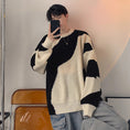 Load image into Gallery viewer, [PPG Series]★Sweater★ 2color Tops Unisex Men's Color Scheme Black Blue Black Blue Easy to match
