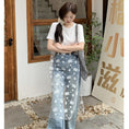 Load image into Gallery viewer, [Flower Series] ★Shorts★ Shorts Pants Denim 2color Easy to match Summer SML Blue Black
