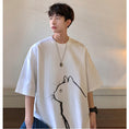 Gallery viewerに画像を読み込む, 【TBPシリーズ】★Tシャツ★ 4color トップス 半袖 男女兼用 メンズ 大きいサイズ コットン 猫 ネコ ねこ
