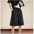 Load image into Gallery viewer, [BIGEMAN Series] ★Shorts★ 2 colors Bottoms Shorts Unisex Men's Sporty Black Beige
