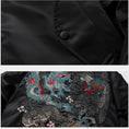 Load image into Gallery viewer, [YZHT Series]★China style outerwear★Jacket Embroidery Dragon Dragon Crest Unisex Men's Black Black
