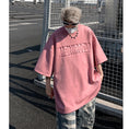 Gallery viewerに画像を読み込む, 【PPGシリーズ】★Tシャツ★ 6color トップス 半袖 男女兼用 メンズ 大きいサイズ スエード アルファベット
