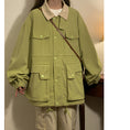 Load image into Gallery viewer, [SENSU Series]★Jacket★ 3color outerwear unisex men's corduroy green beige coffee color
