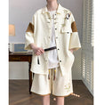 Load image into Gallery viewer, [WUSHE Series] ★Chinese style set up★ 3 colors Shirt + shorts Unisex Men's Large size Cool
