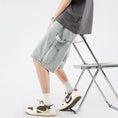 Load image into Gallery viewer, [XIHA Series] ★Shorts★ 3 colors Bottoms Shorts Unisex Men's Switching Black Beige Green
