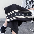 Load image into Gallery viewer, [LGH Series] ★Casual pants★ 2 colors, 7/8 length, shorts, short pants, trousers, bottoms, unisex, men's, large size, vertical stripes, star pattern
