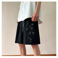 Load image into Gallery viewer, [KADISHOU Series] ★Chinese-style pants★ 2 colors Embroidered shorts Casual pants Bottoms Unisex Men's Large size
