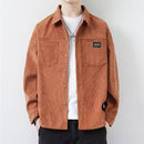 [GANGXI Series]★Shirt★ 4color Long Sleeve Shirt Tops Unisex Men's Corduroy Simple