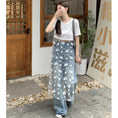 Load image into Gallery viewer, [Flower Series] ★Shorts★ Shorts Pants Denim 2color Easy to match Summer SML Blue Black
